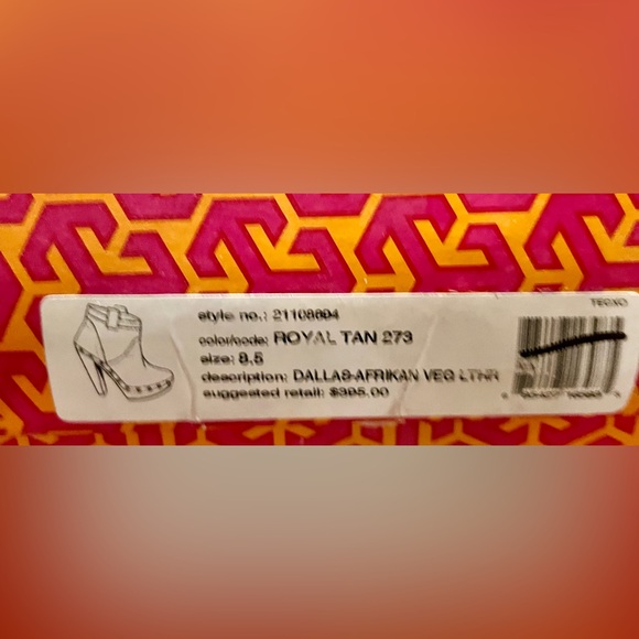 Tory Burch ROYAL TAN 273 size: 8.5 $395 Retail. USED - Picture 5 of 6